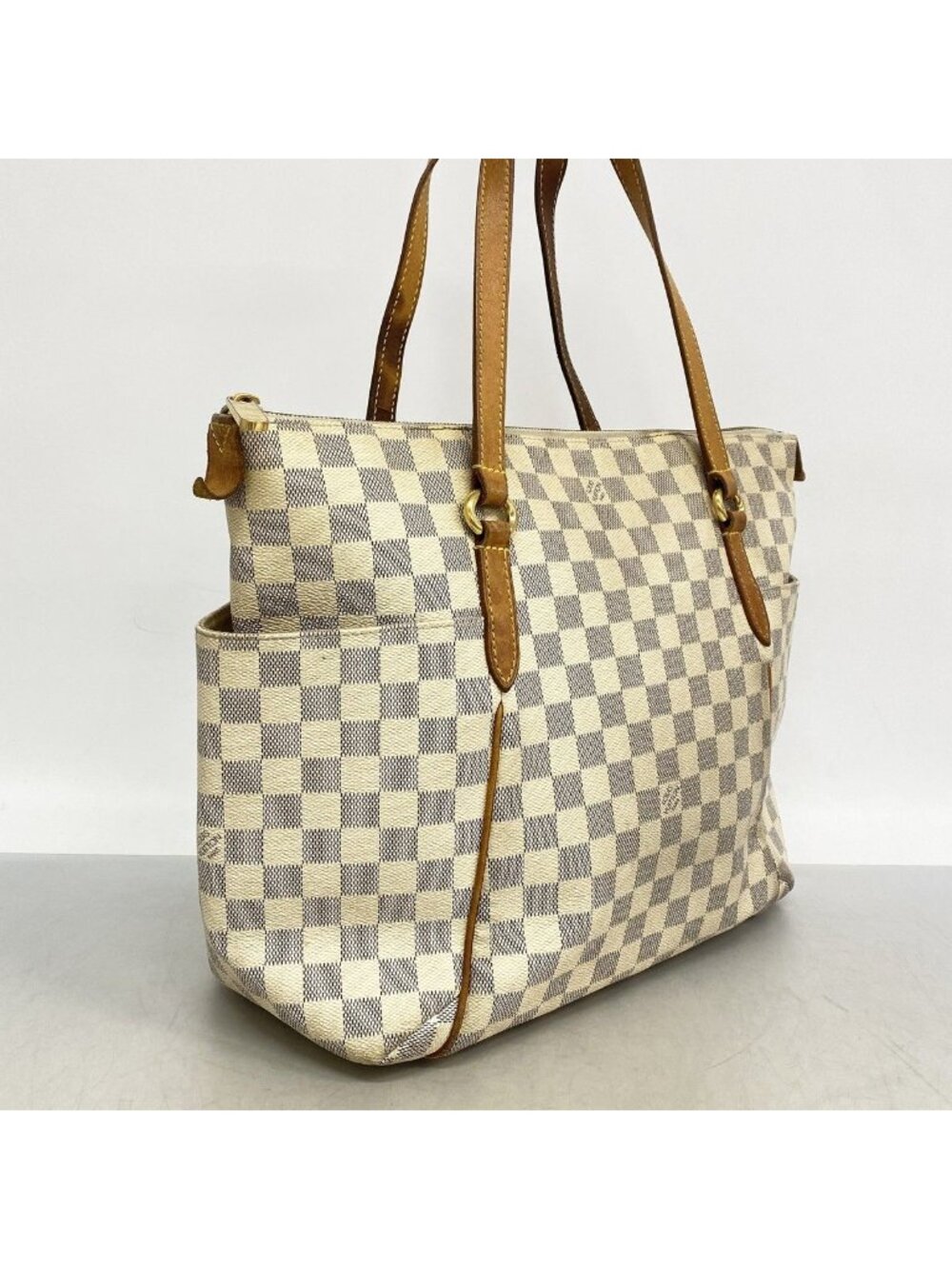 Louis Vuitton Tote Damier Azur Totally MM White - Picture 2 of 10
